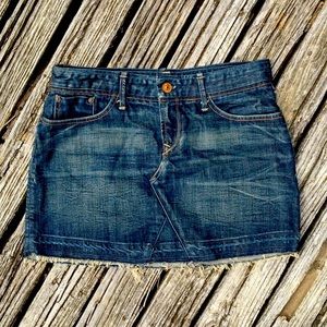 Earnest Sewn Jean Mini Skirt